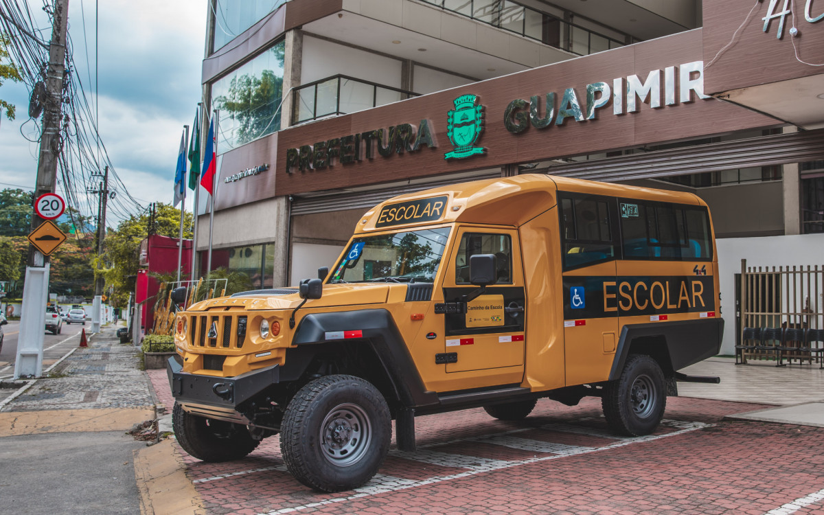 Novo veículo pode transporter até 13 alunos - Divulgação