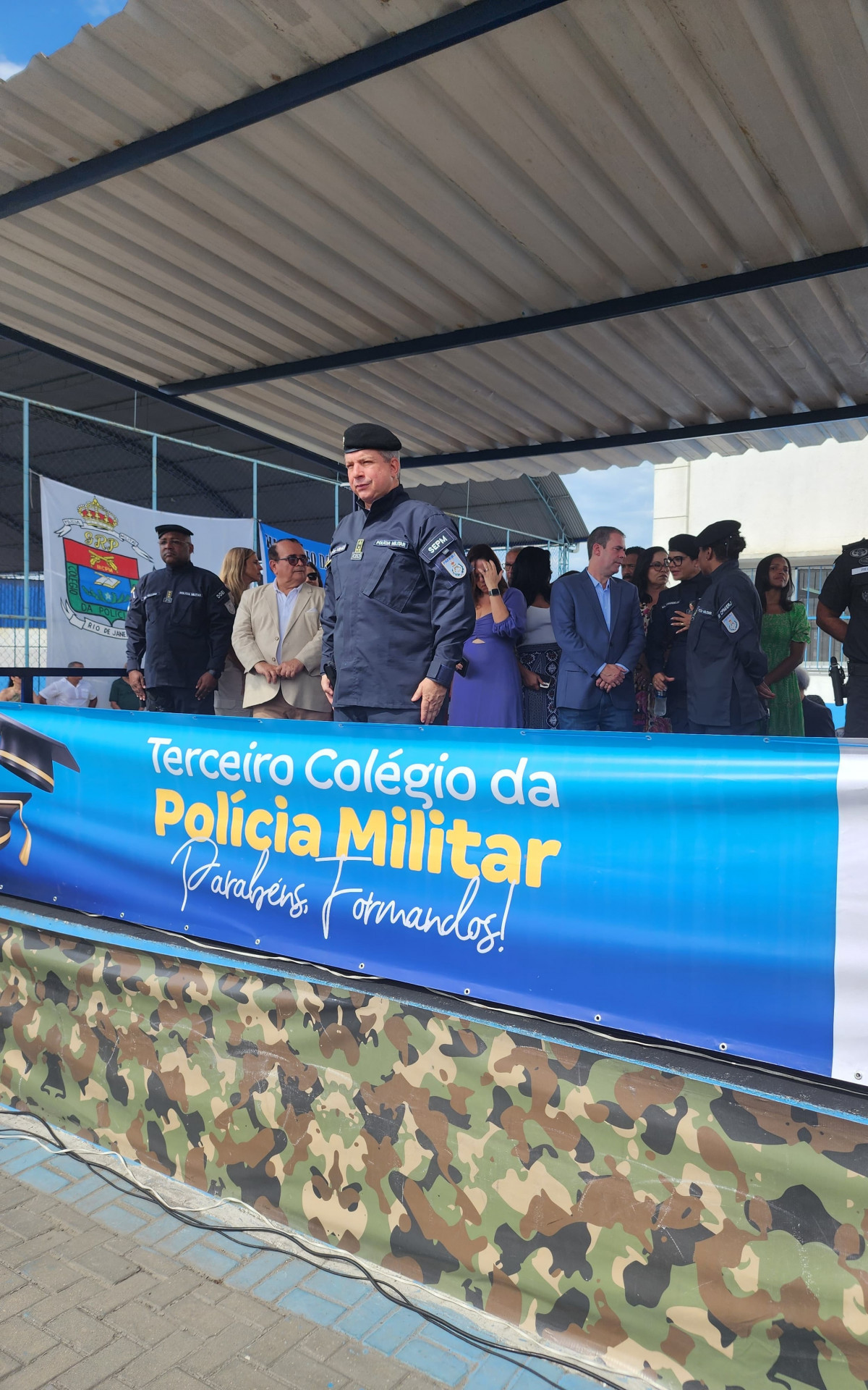 III Colégio da PM, em Caxias, realiza formatura dos alunos do 9º ano - Divulgação