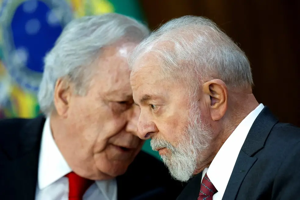 Presidente Lula e o ministro da Justiça e Segurança Pública, Ricardo Lewandowski — Foto: Adriano Machado