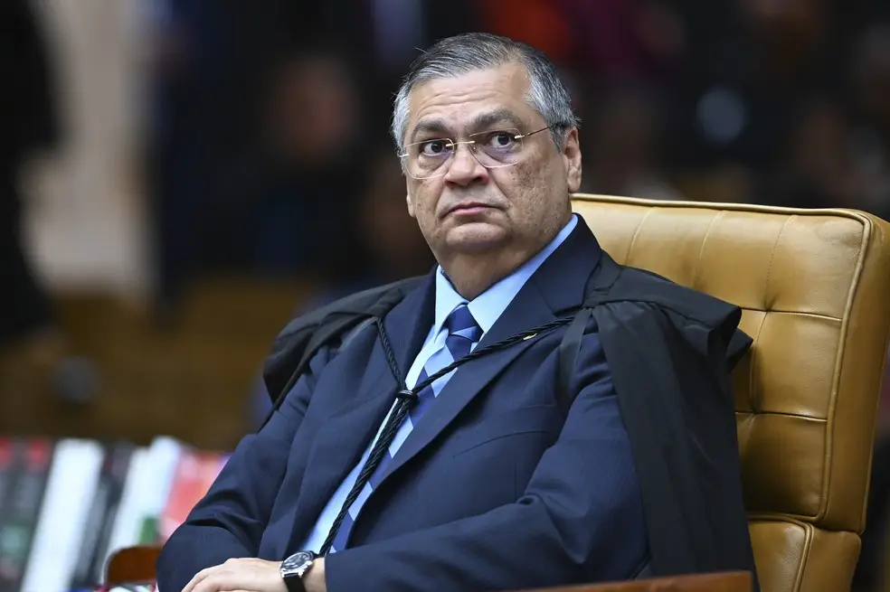 Flávio Dino, ministro do Supremo Tribunal Federal, durante sessão do tribunal em 13 de novembro de 2024 — Foto: TON MOLINA/FOTOARENA/FOTOARENA/ESTADÃO CONTEÚDO